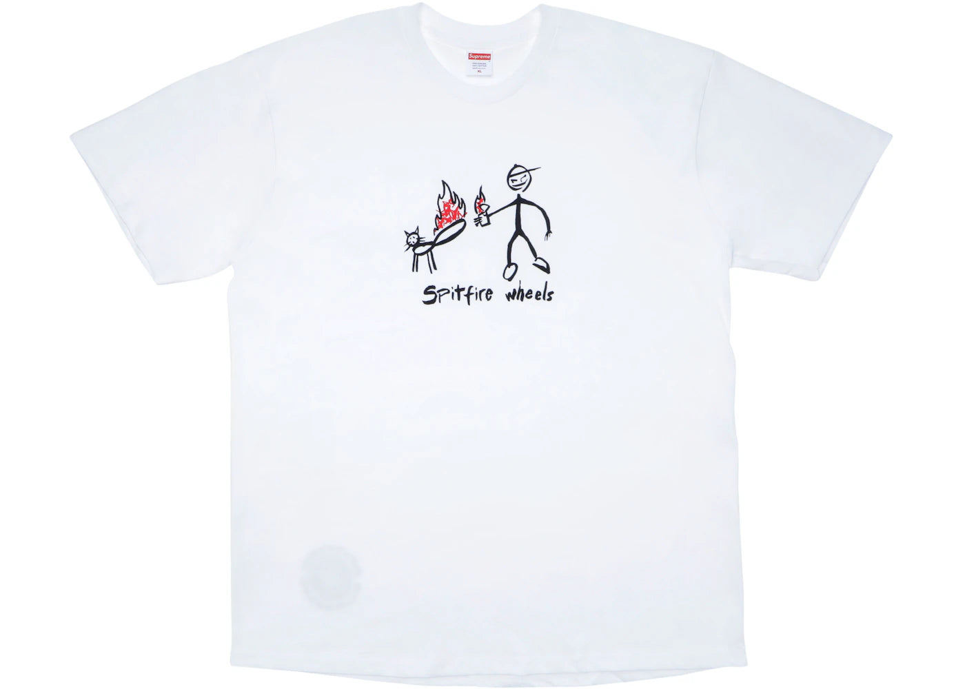 Supreme Spitfire Cat T-shirt White