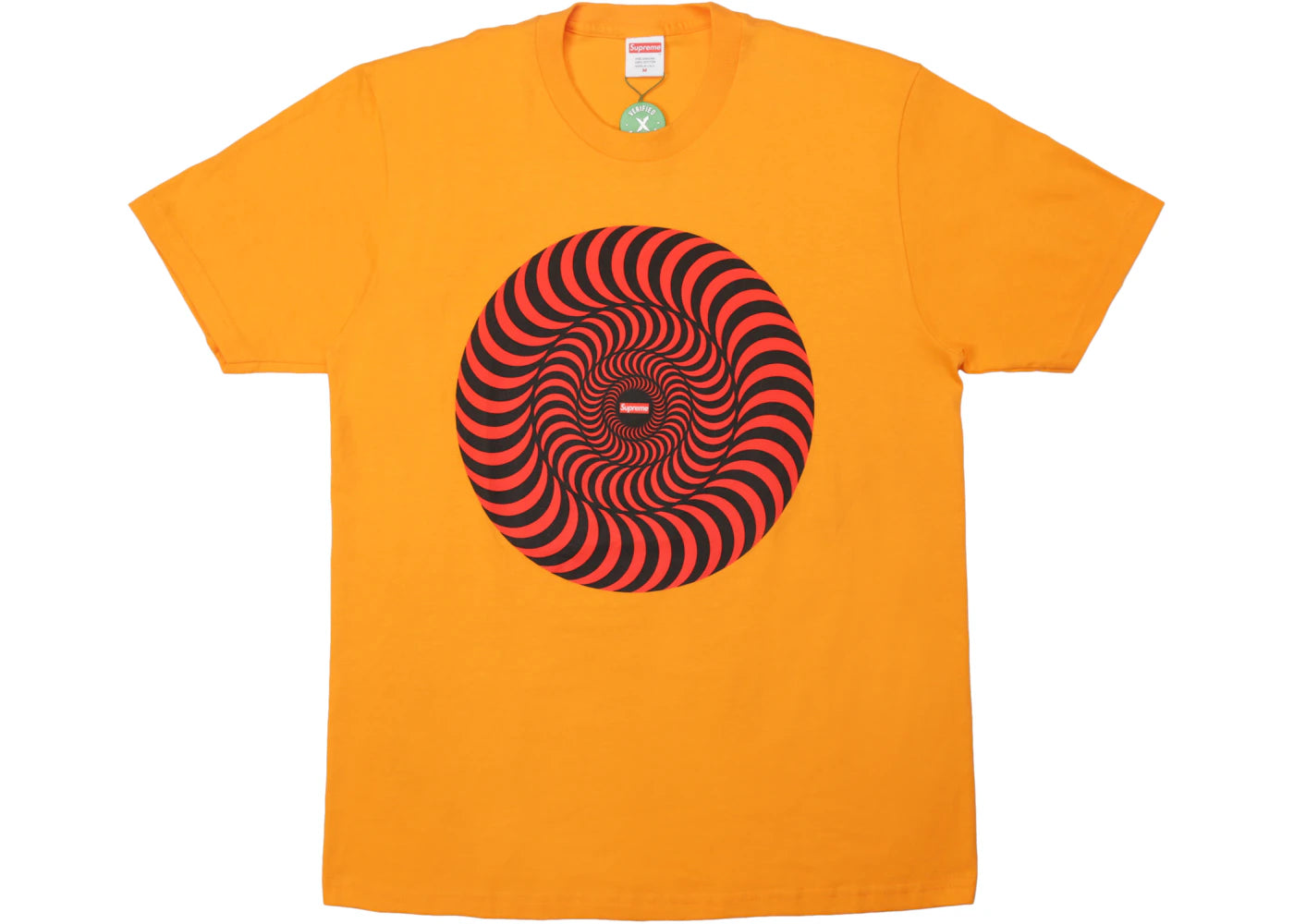 Supreme Spitfire Classic Swirl T-shirt Bright Orange