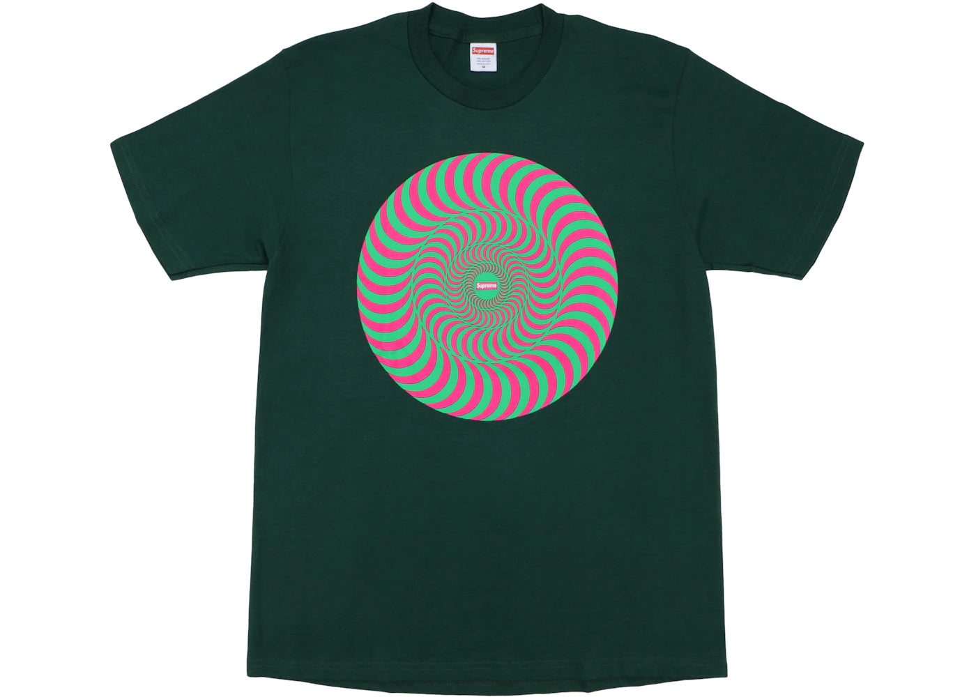 Supreme Spitfire Classic Swirl T-shirt Dark Green