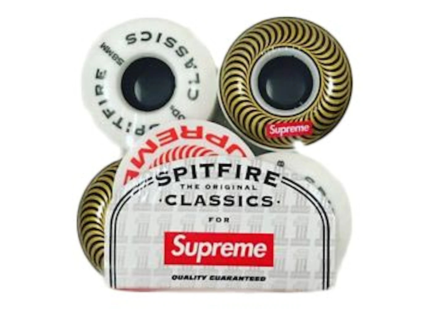 Supreme Spitfire Classic Wheels (Set of 4) Gold 58MM