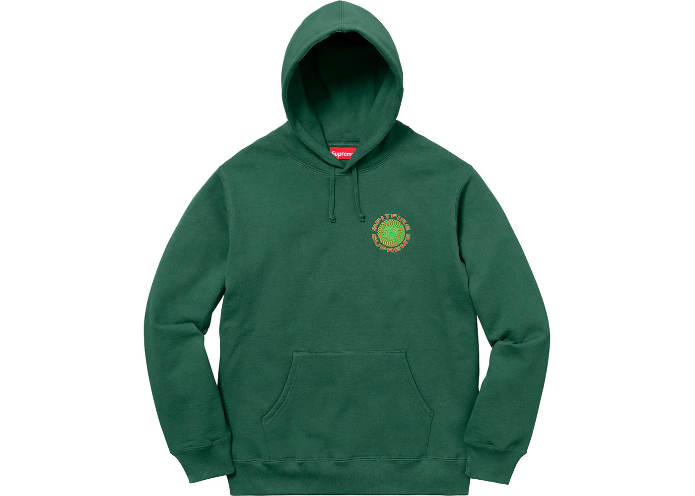 Supreme Spitfire Hooded Sweatshirt Dark Green