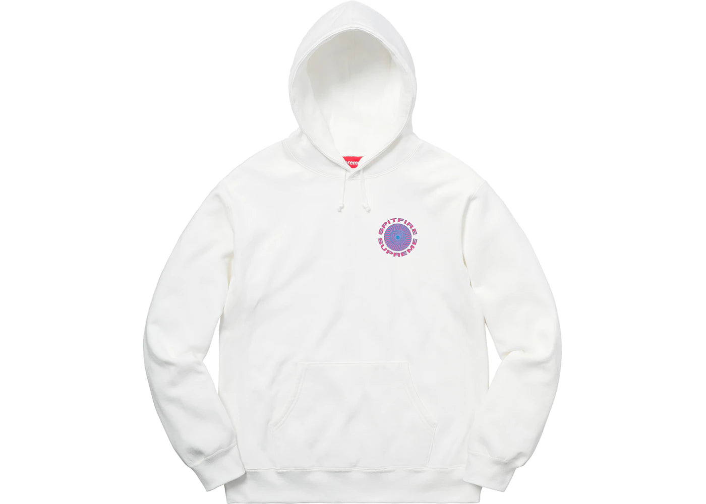 Supreme Spitfire Hooded Sweatshirt White