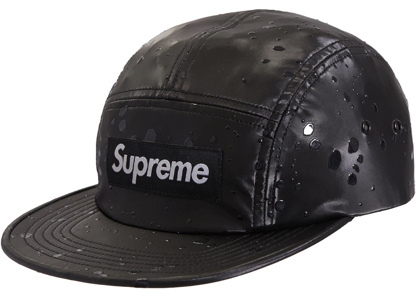 Supreme Splatter Camp Cap Black