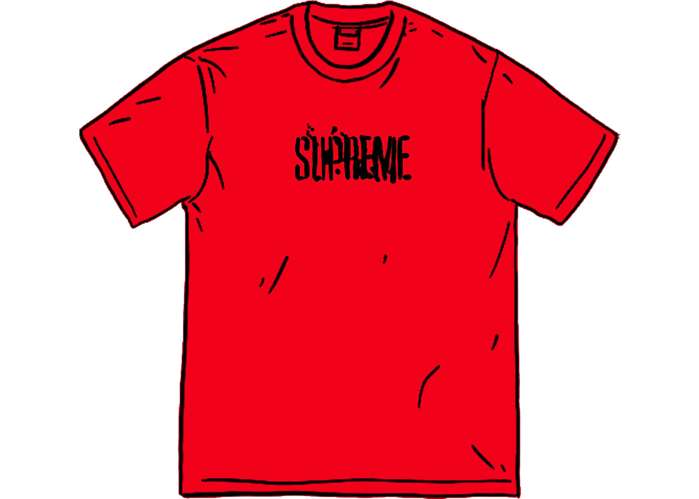 Supreme Splatter S/S Top Red