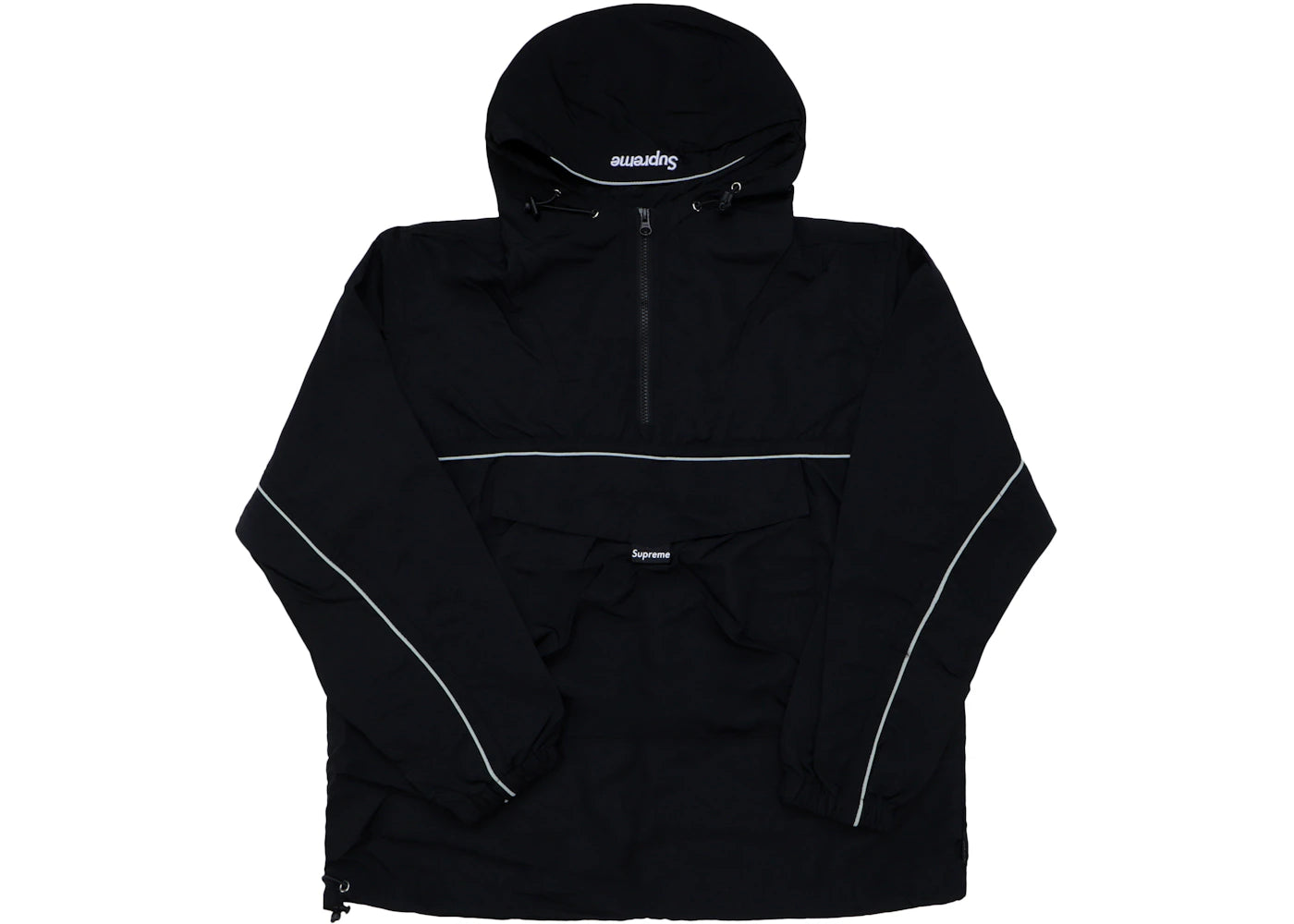 Supreme Split Anorak Black
