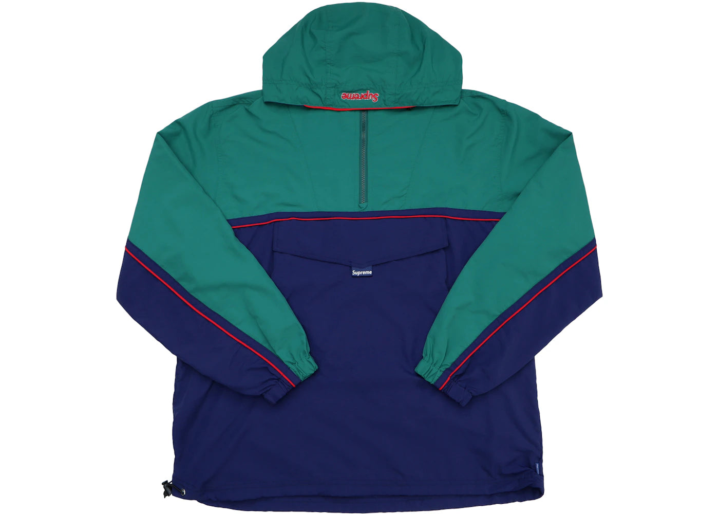 Supreme Split Anorak Green