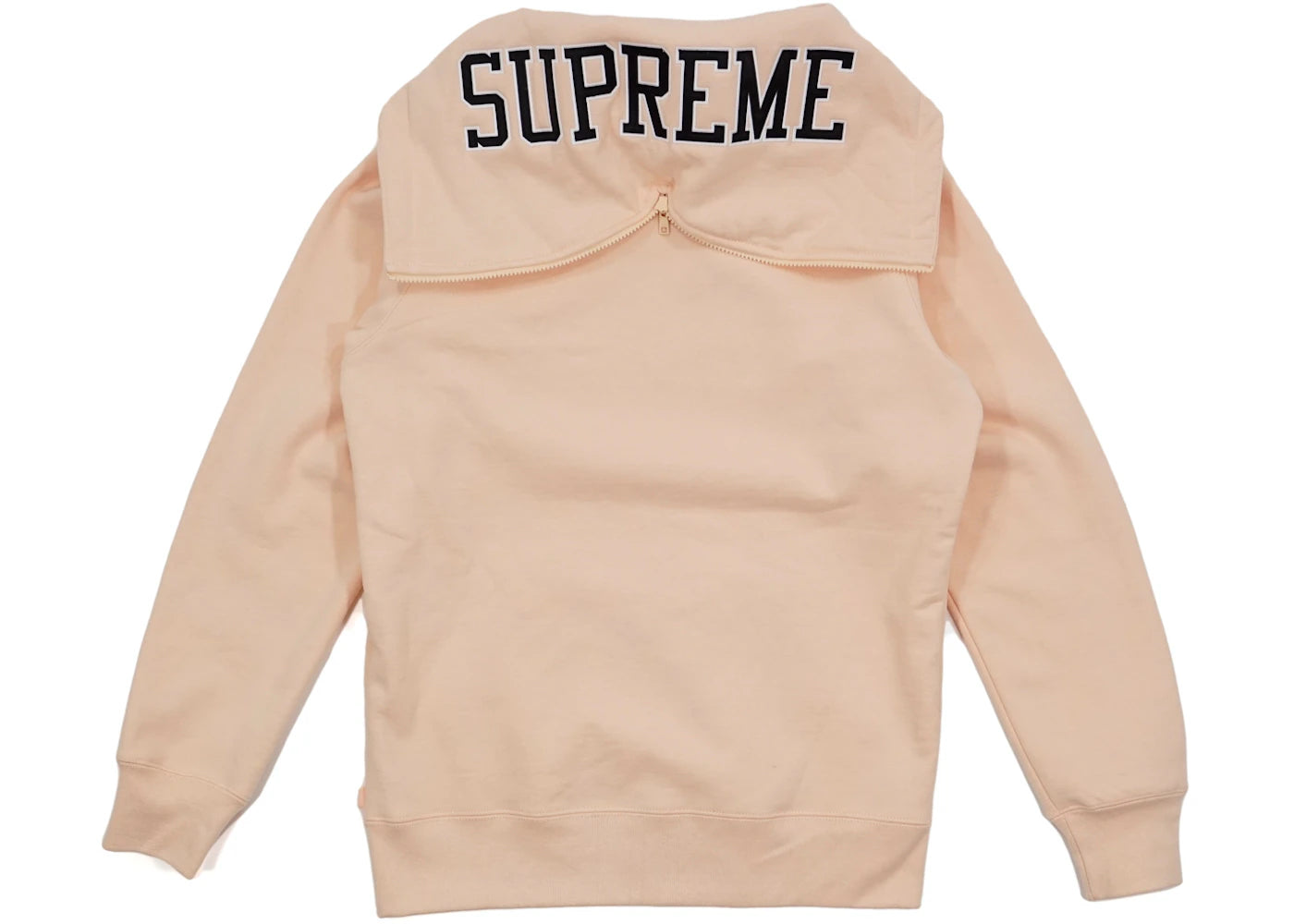 Supreme Split Hood Zip Up Sweat Peach