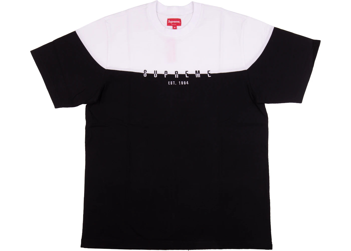 Supreme Split Logo S/S Top Black