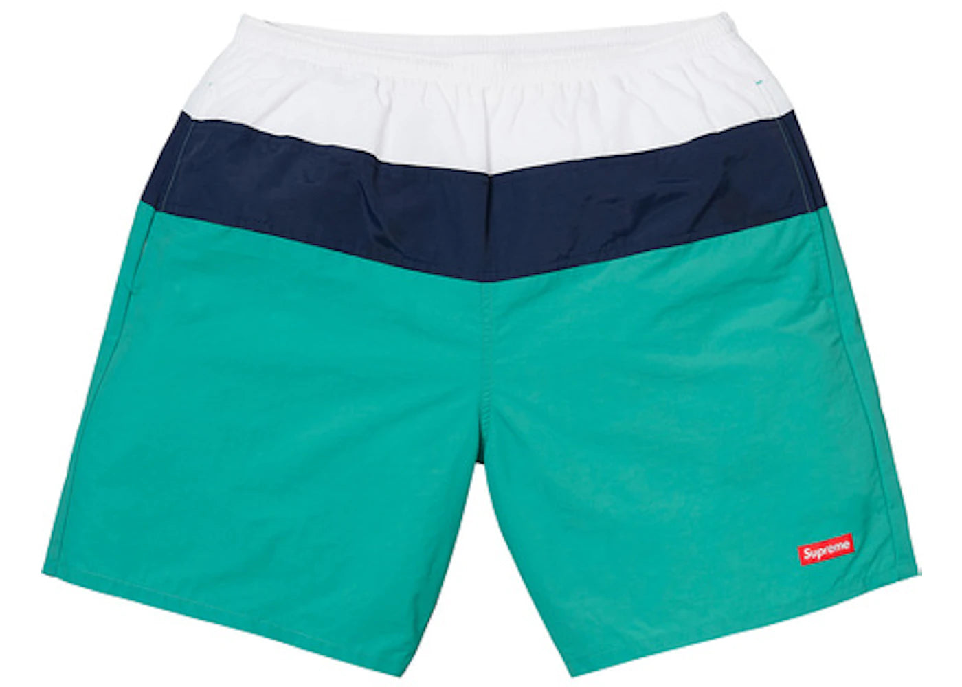 Supreme Split Logo Water Short Teal