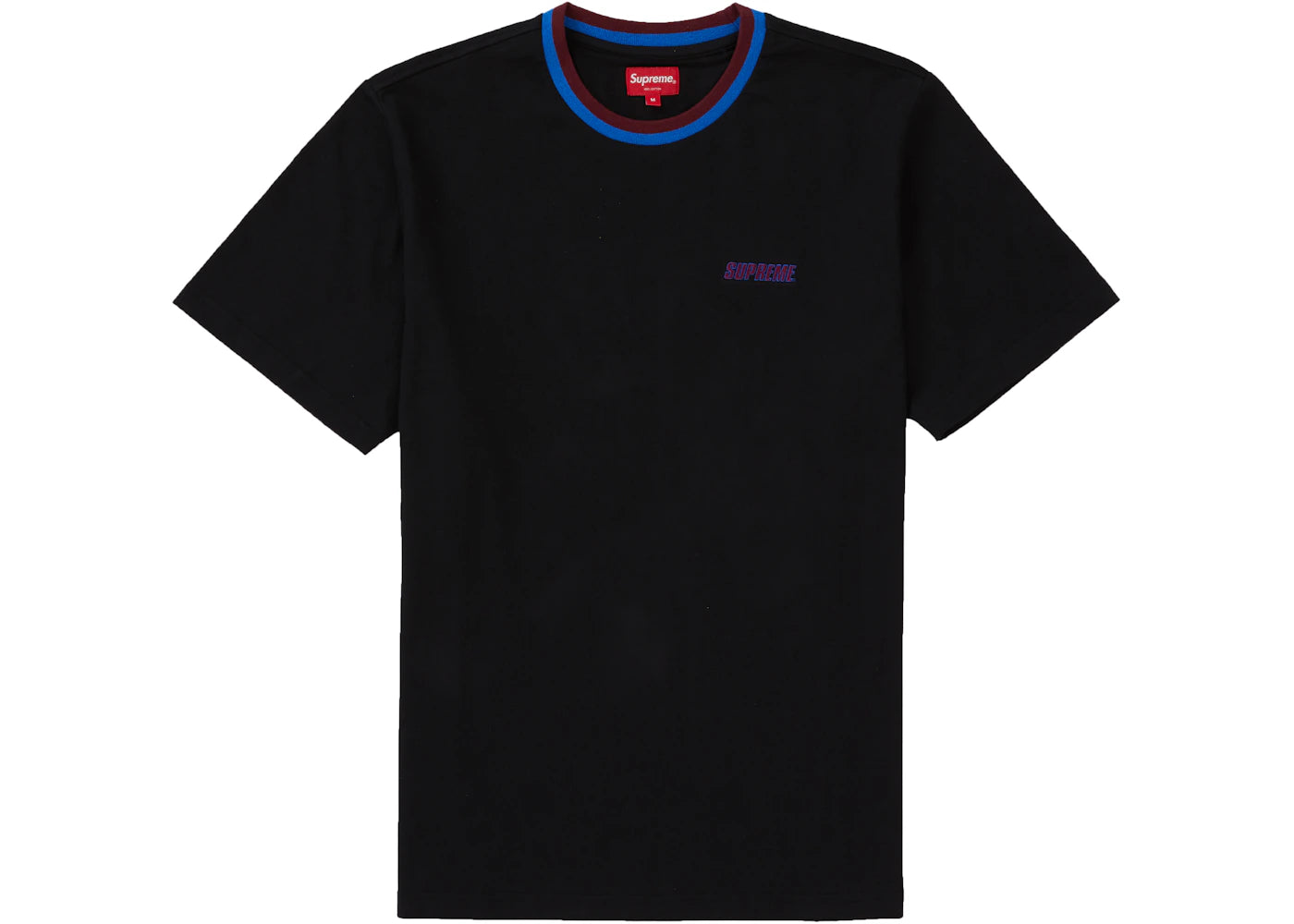 Supreme Split Rib S/S Top Black