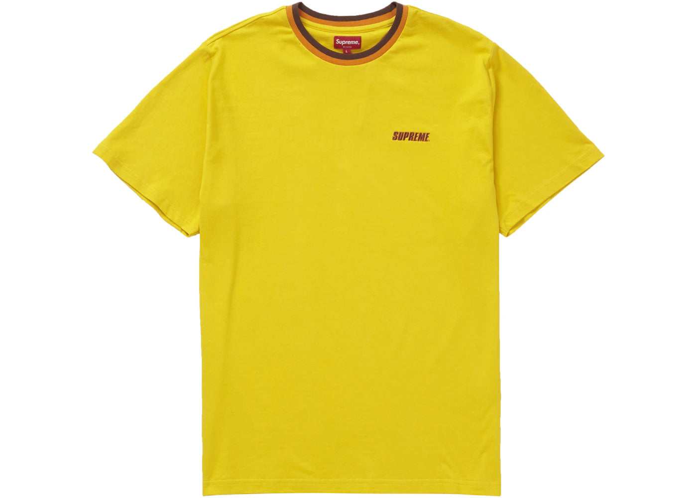 Supreme Split Rib S/S Top Mustard