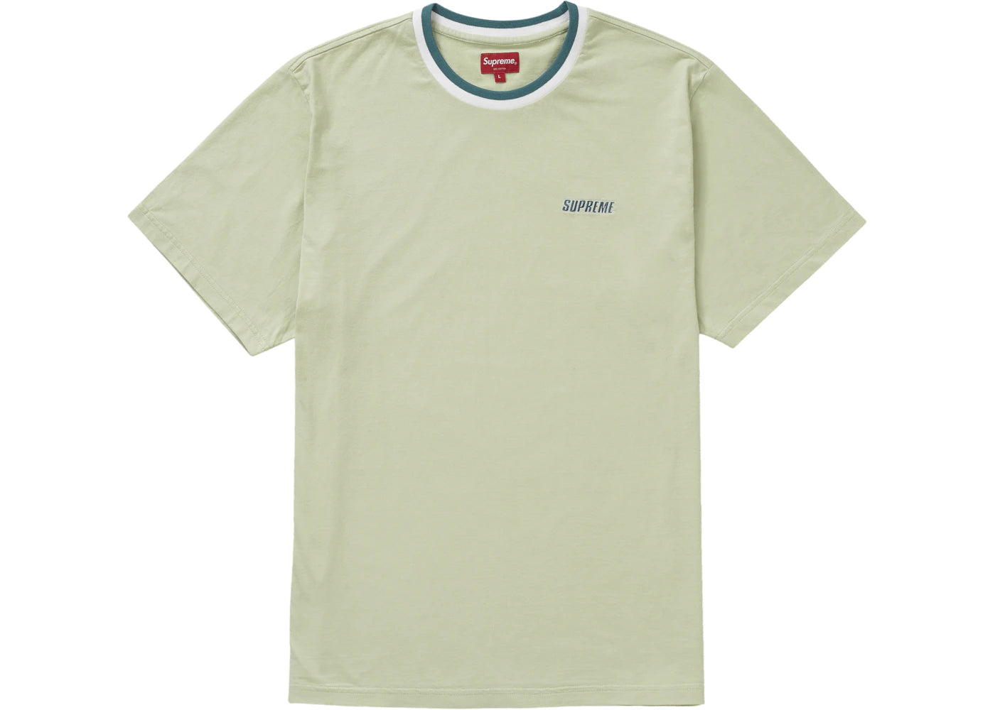 Supreme Split Rib S/S Top Pale Green