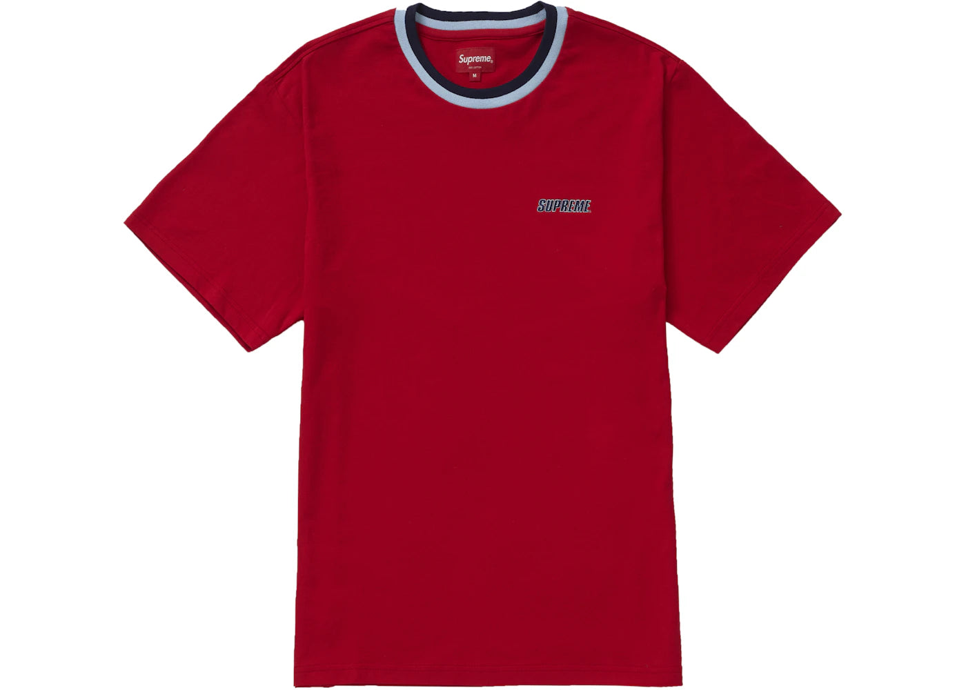 Supreme Split Rib S/S Top Red