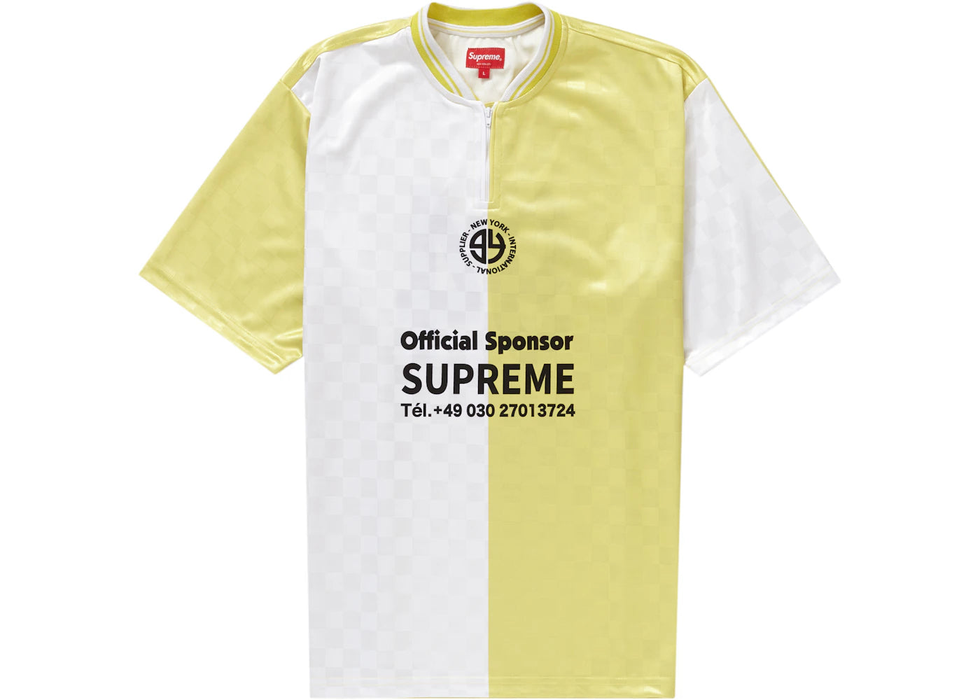 Supreme Split Soccer Jersey White