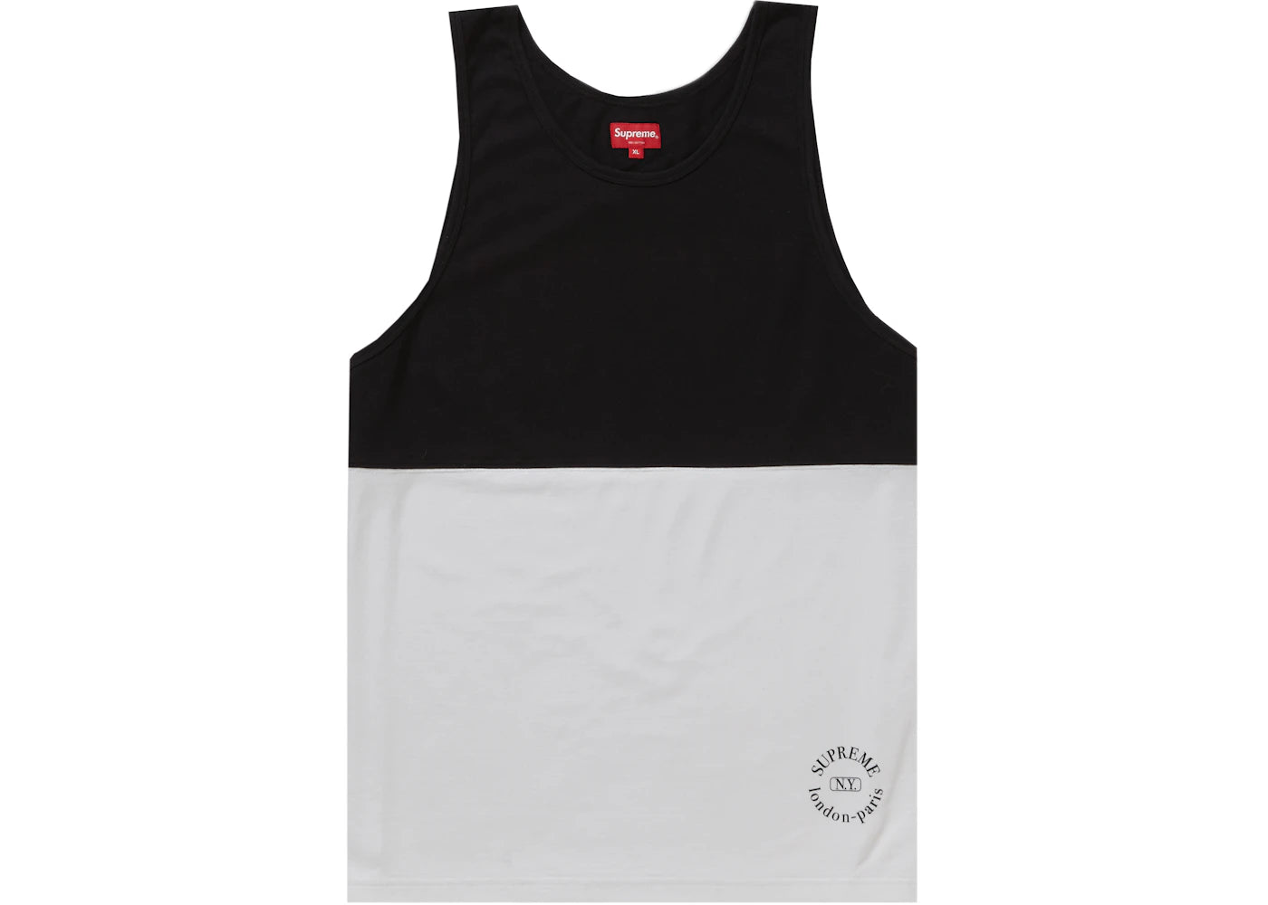 Supreme Split Tank Top Black