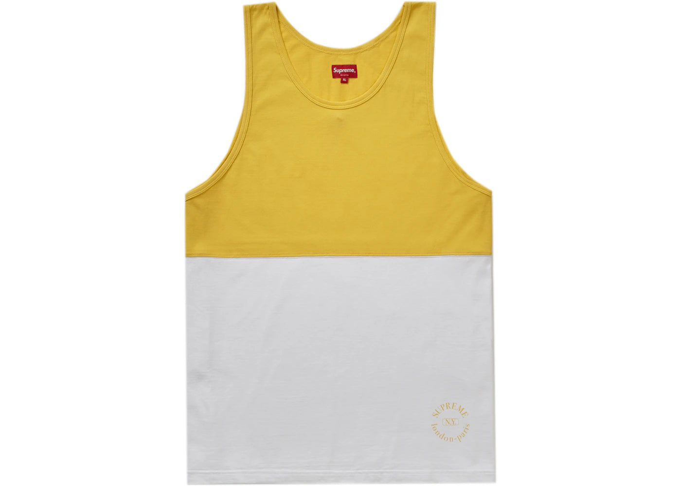 Supreme Split Tank Top Yellow