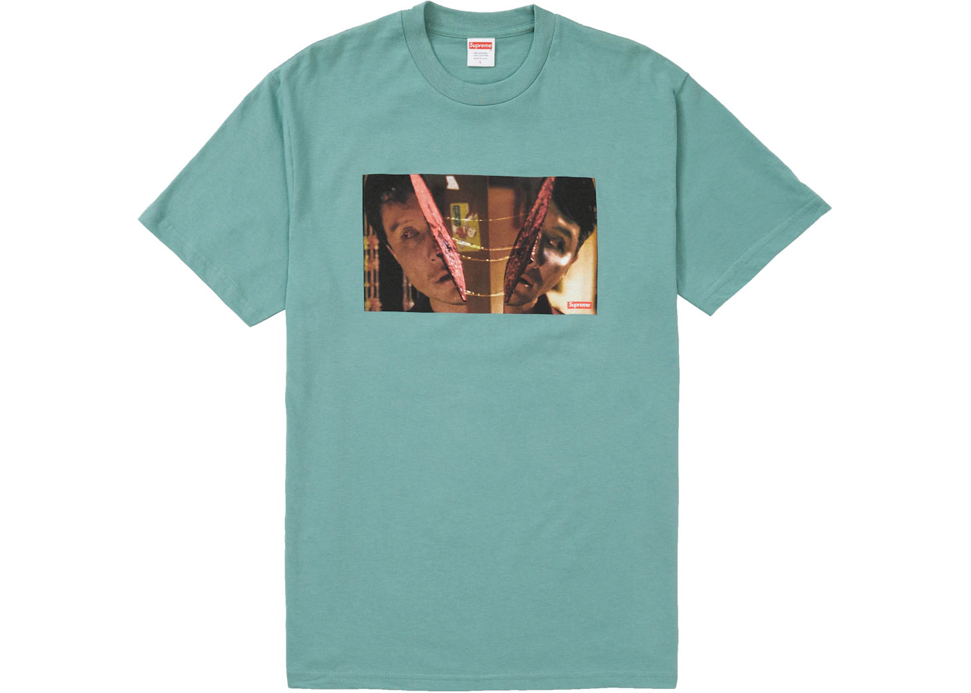 Supreme Split Tee Dusty Teal