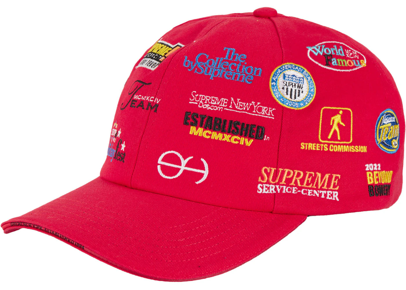 Supreme Sponsors 6-Panel Red