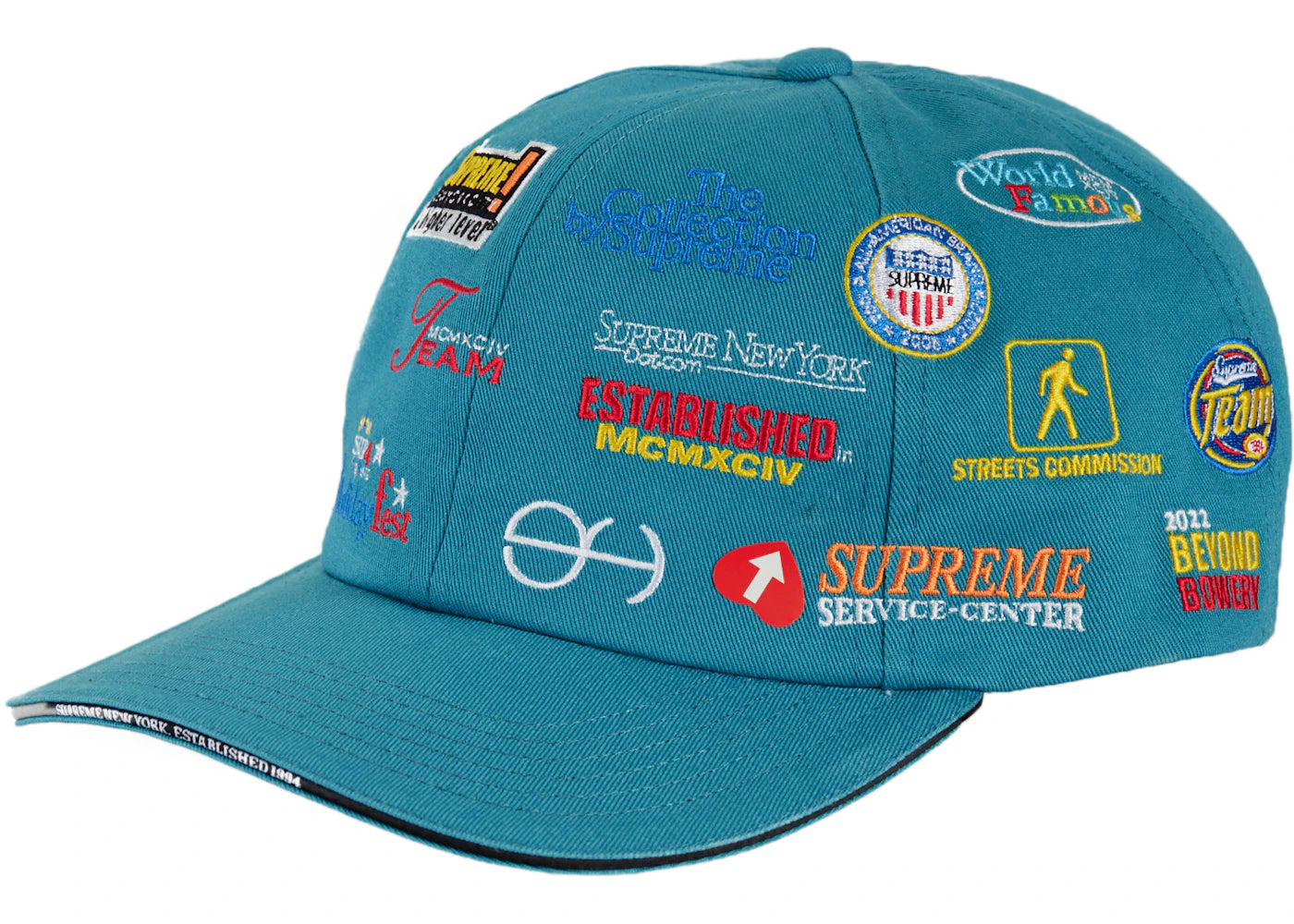 Supreme Sponsors 6-Panel Teal