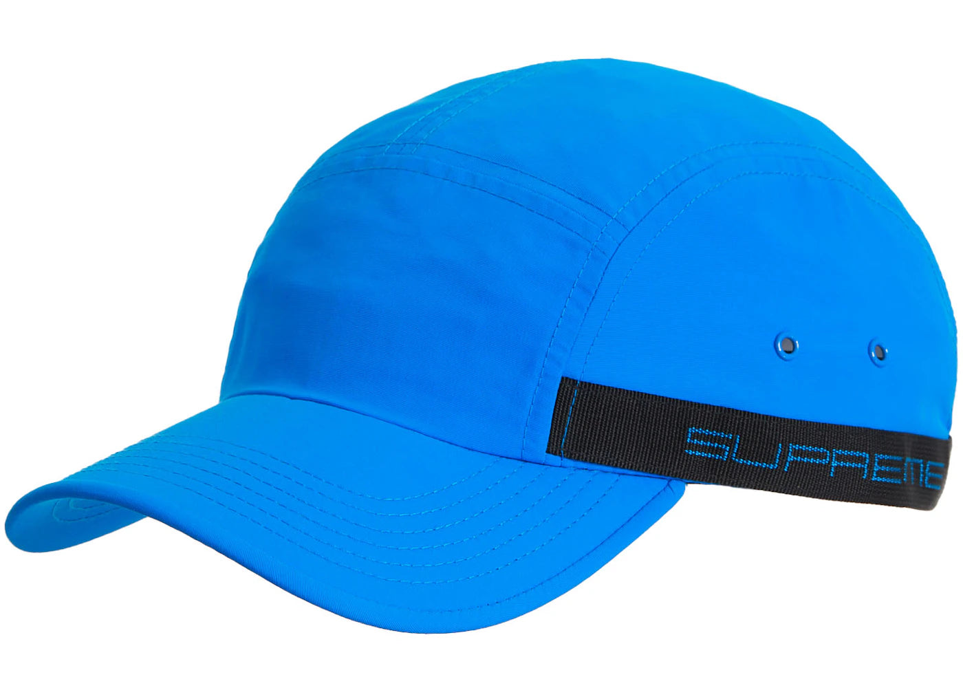 Supreme Sport Webbing Camp Cap Bright Blue