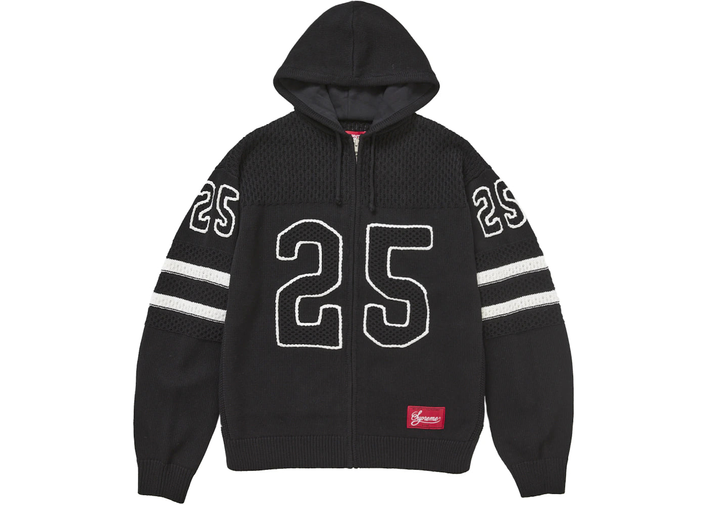 Supreme Sport Zip Up Hooded Sweater (FW25) Black