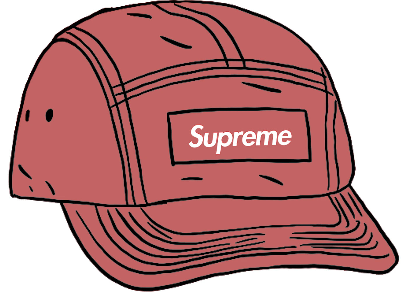 Supreme Spray Canvas Camp Cap Pink