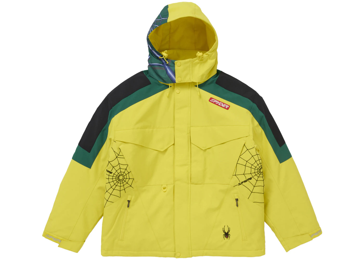 Supreme Spyder Technical Jacket Yellow