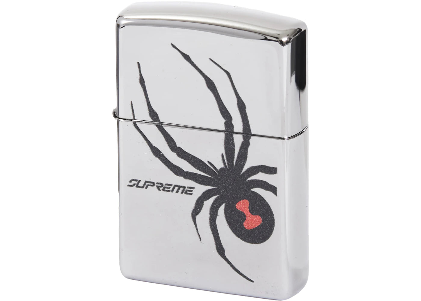 Supreme Spyder Zippo Silver