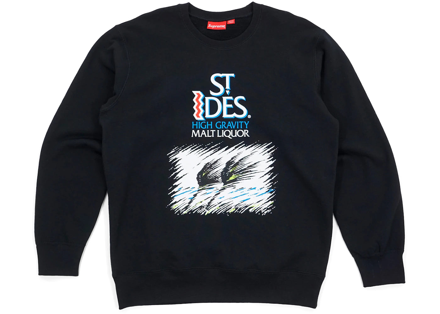 Supreme St Ides Crewneck Black