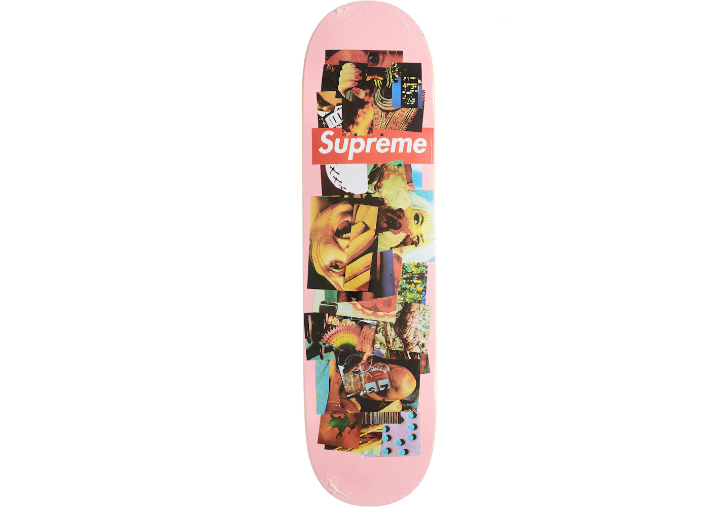 Supreme Stack Skateboard Deck Pink