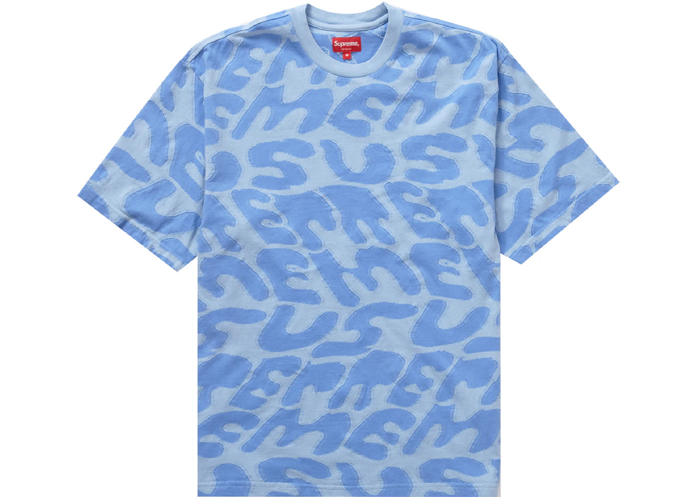 Supreme Stacked Intarsia S/S Top Blue