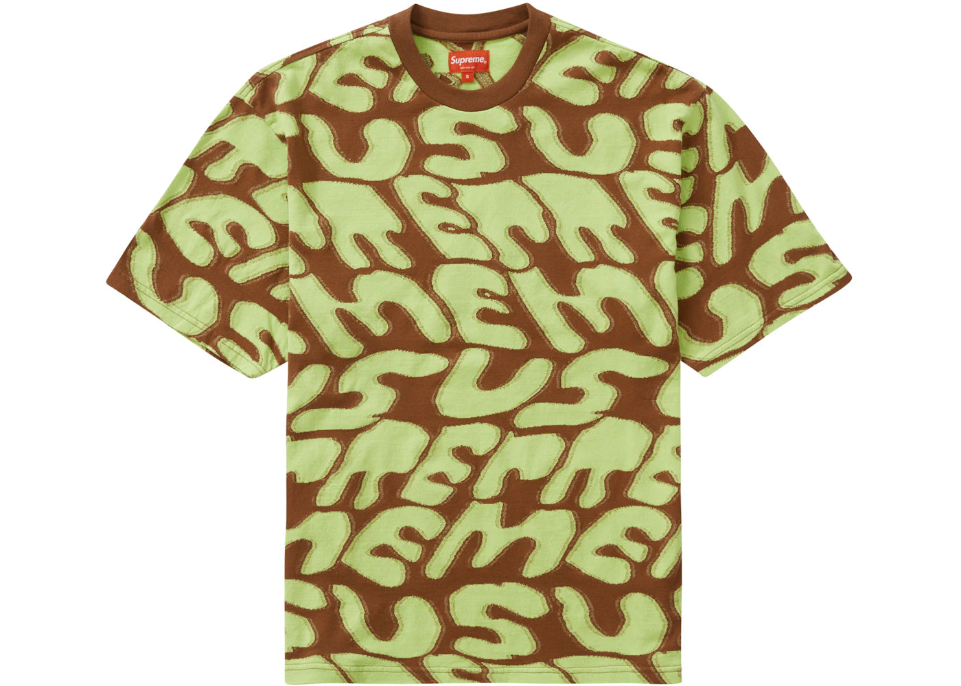 Supreme Stacked Intarsia S/S Top Brown