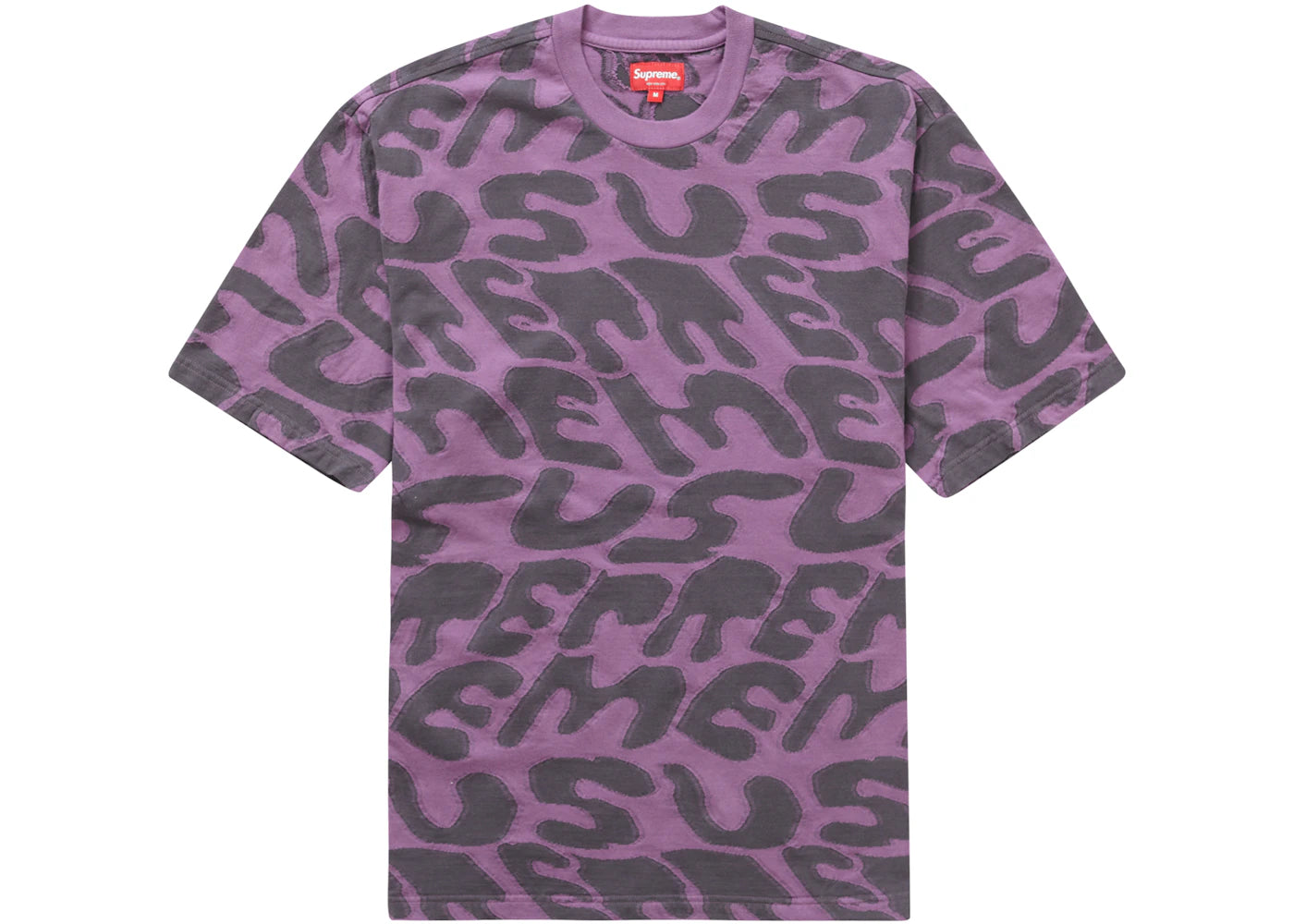 Supreme Stacked Intarsia S/S Top Purple