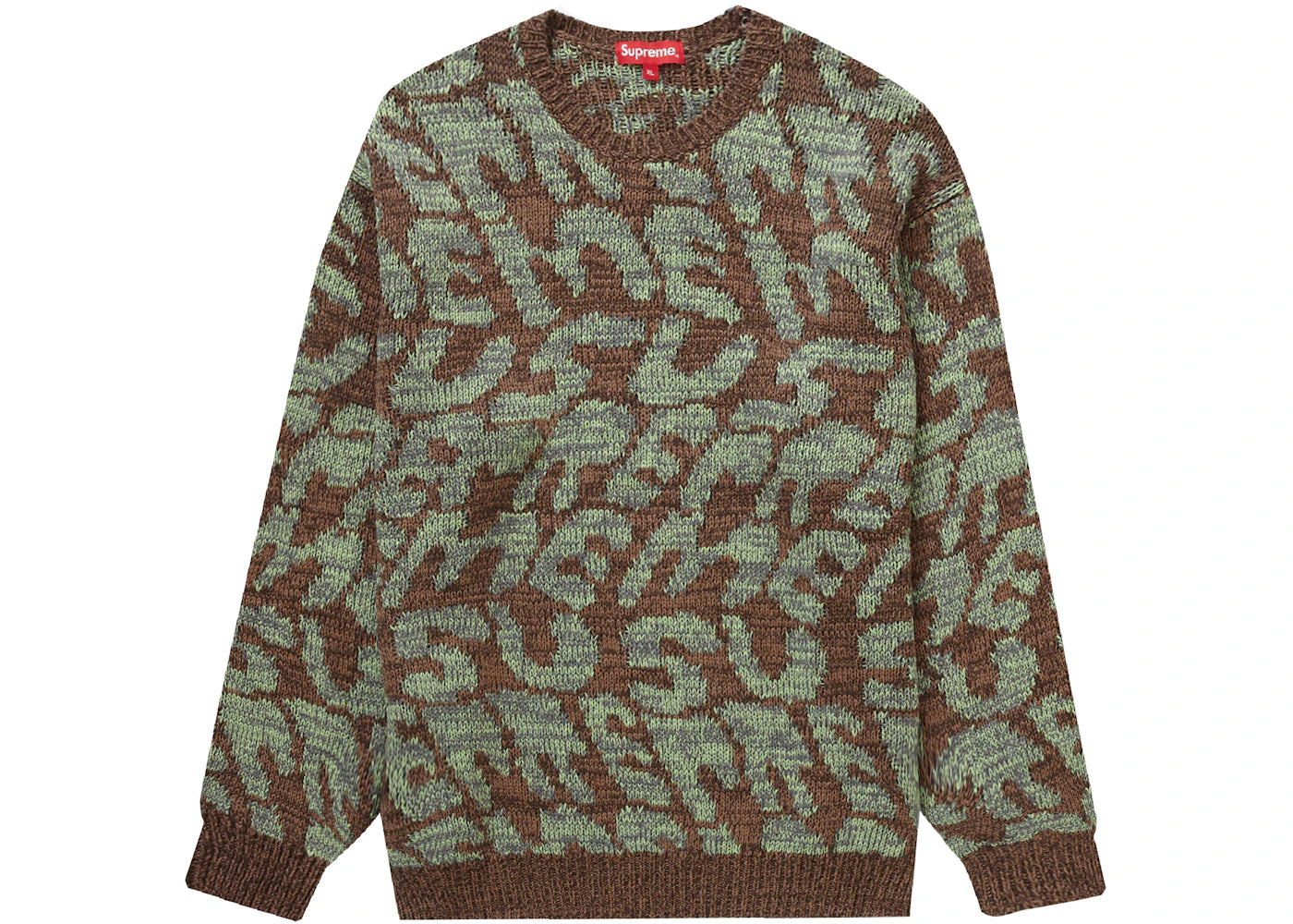 Supreme Stacked Sweater Brown