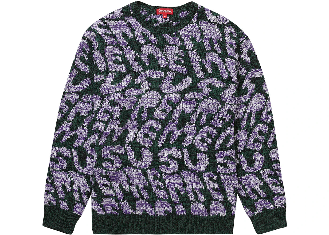 Supreme Stacked Sweater Green