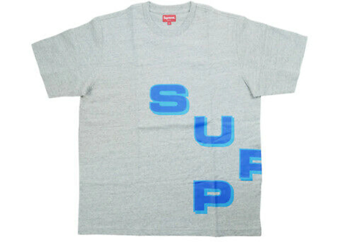 Supreme Stagger Tee Heather Grey