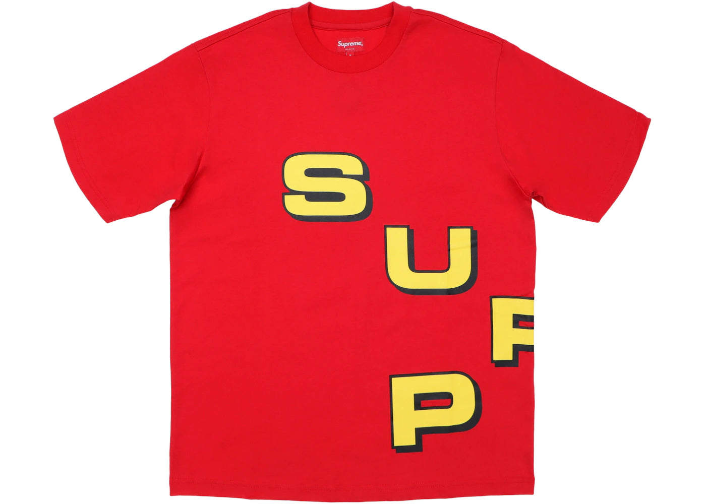 Supreme Stagger Tee Red