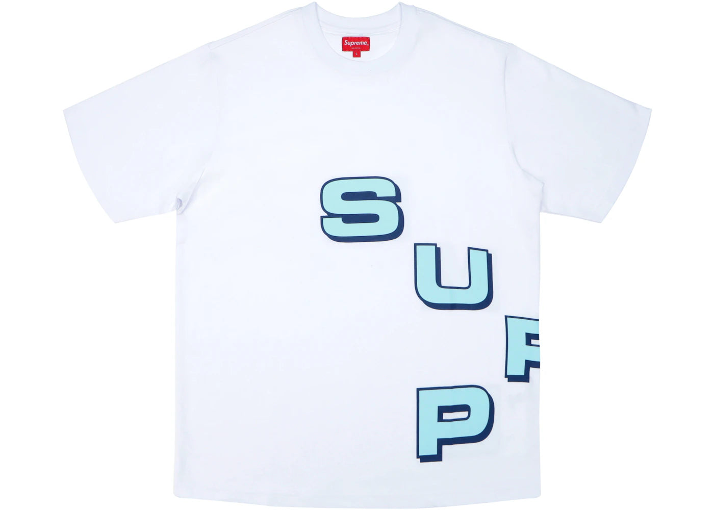 Supreme Stagger Tee White