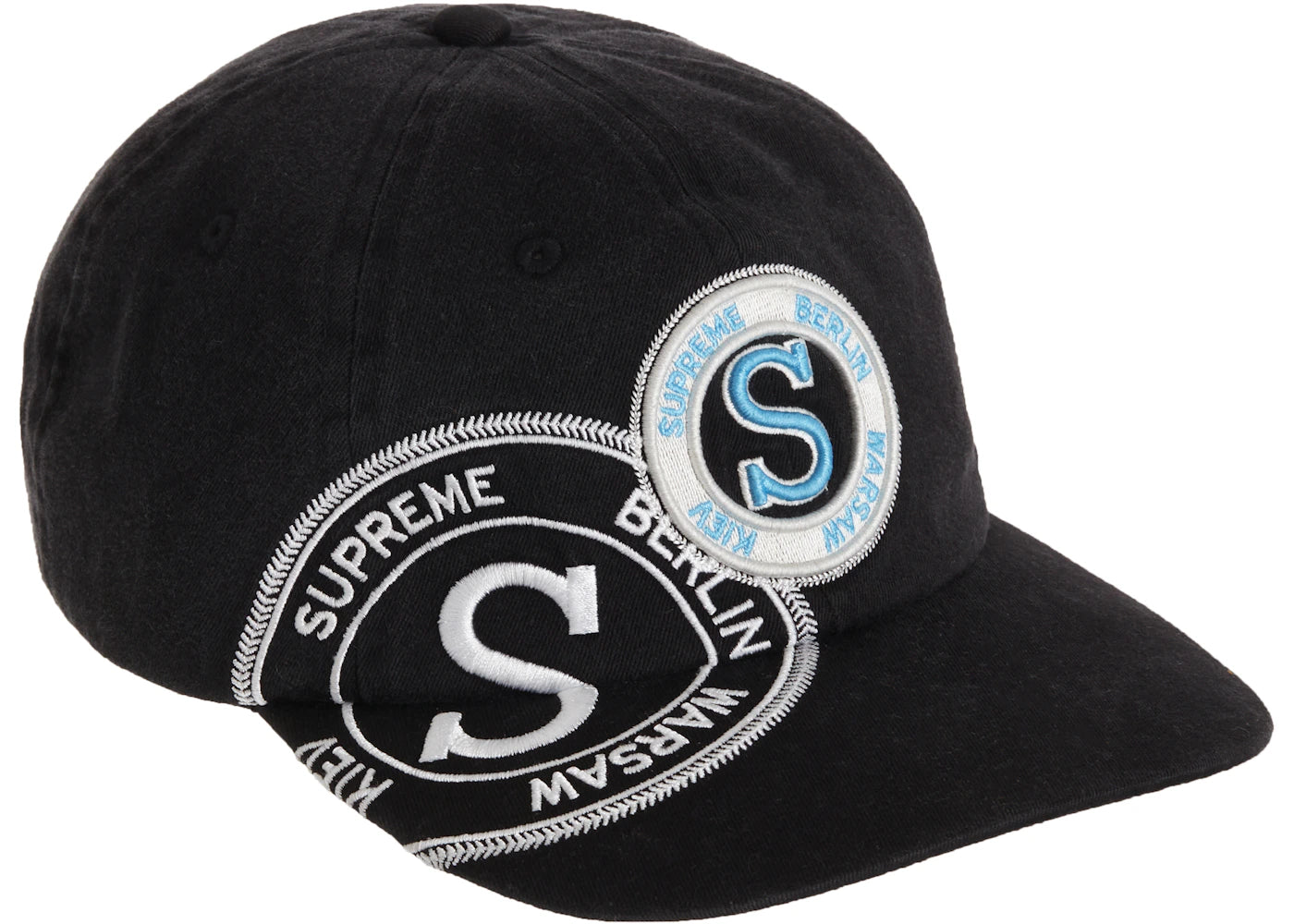 Supreme Stamp 6-Panel Black