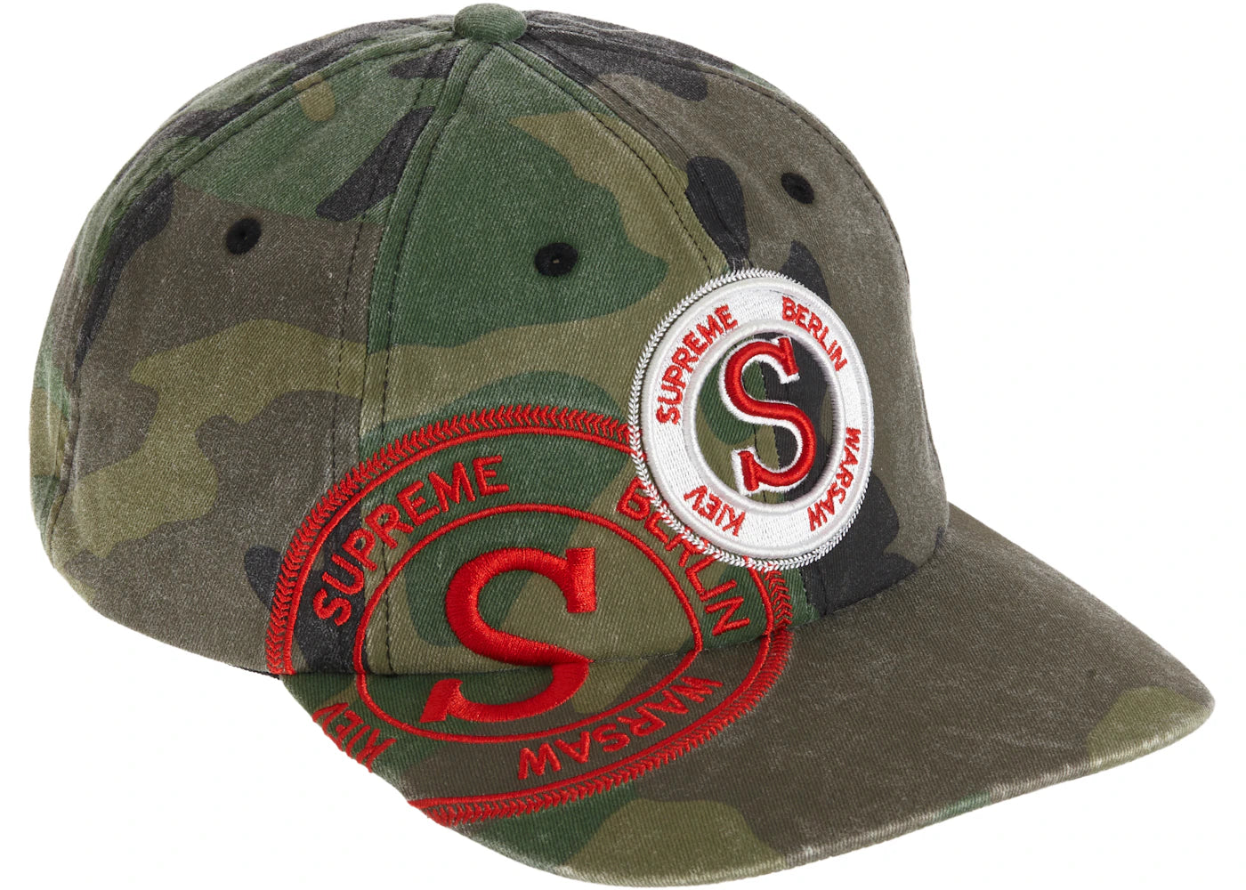 Supreme Stamp 6-Panel Woodland Camo