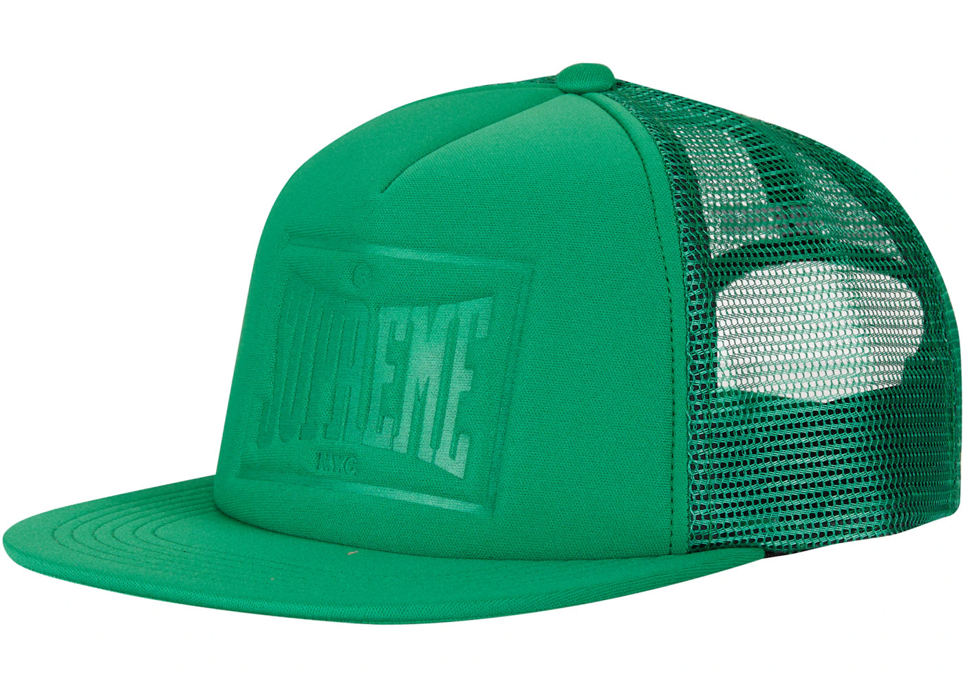 Supreme Stamped Mesh Back 5-Panel Green