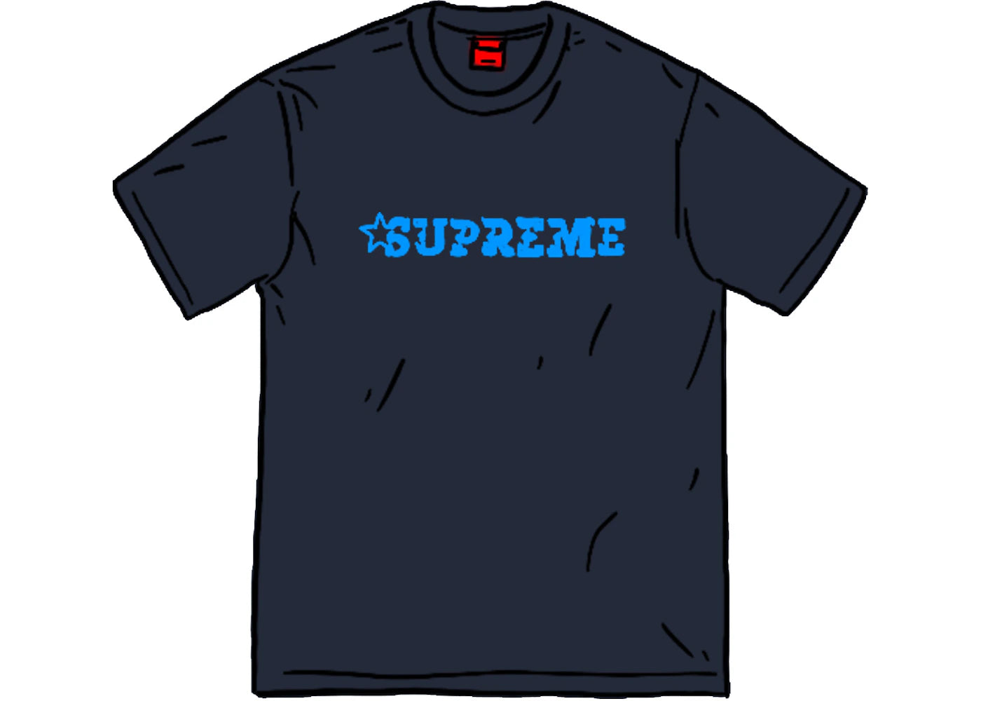 Supreme Star Logo S/S Top Navy