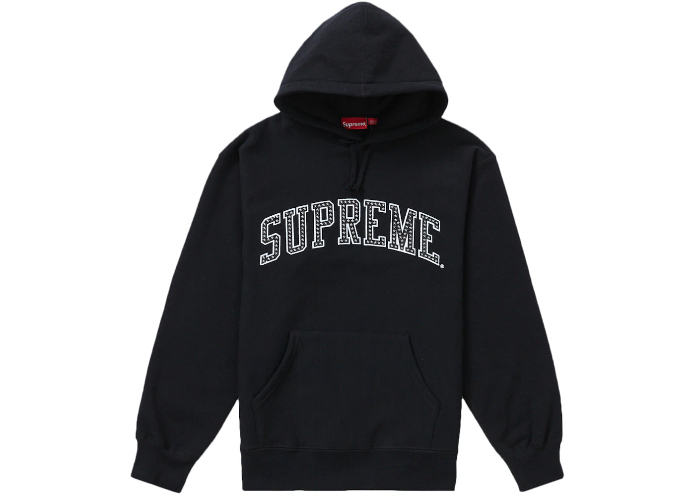 Supreme Stars Arc Hooded Sweatshirt Black