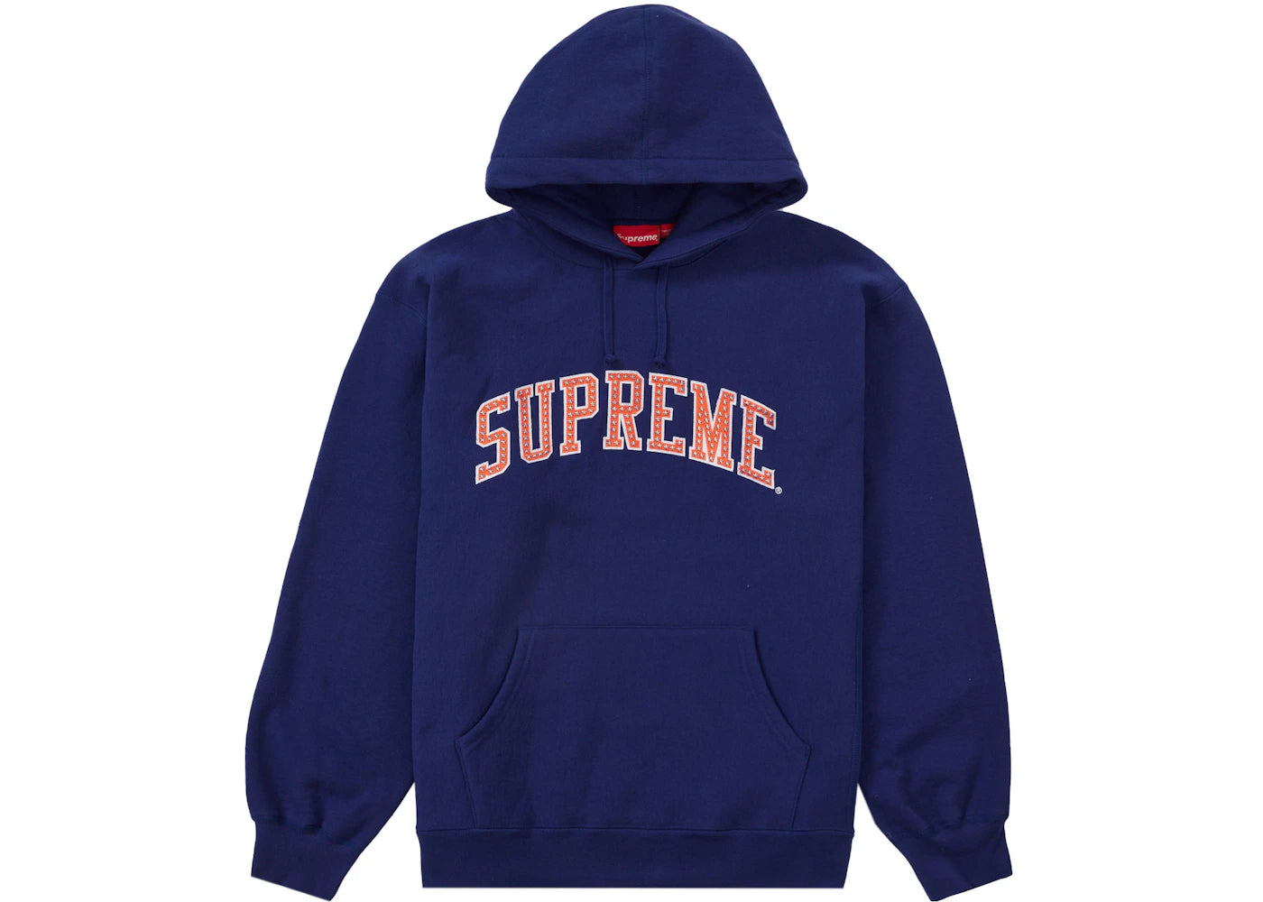 Supreme Stars Arc Hooded Sweatshirt Dark Royal