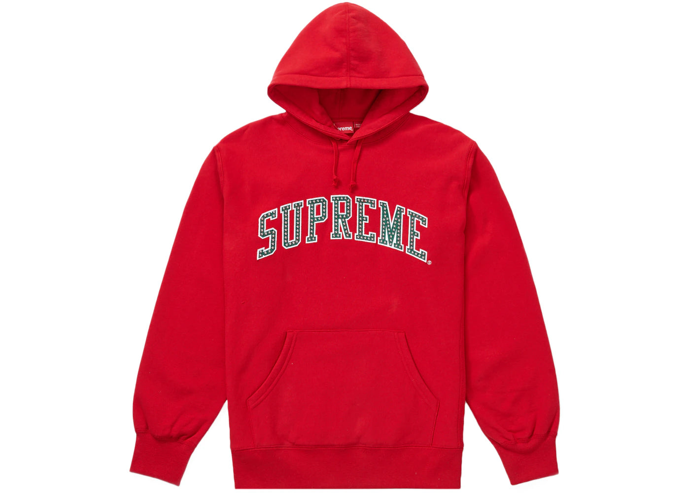 Supreme Stars Arc Hooded Sweatshirt Red