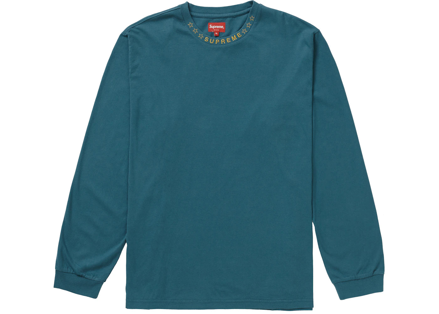 Supreme Stars Collar L/S Top Aqua