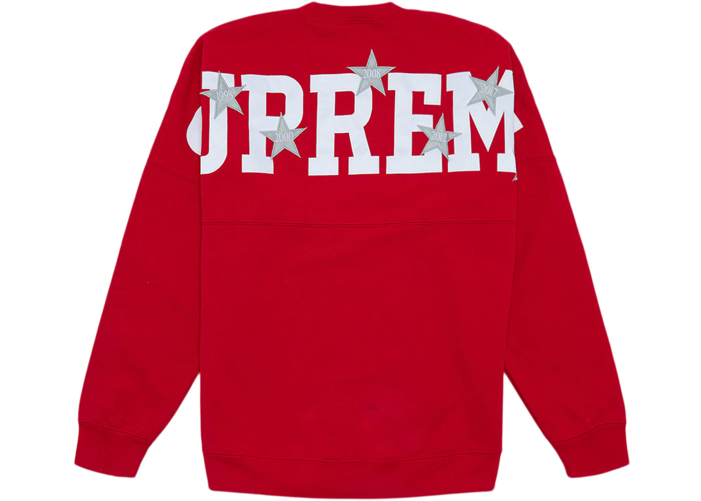 Supreme Stars Crewneck Red