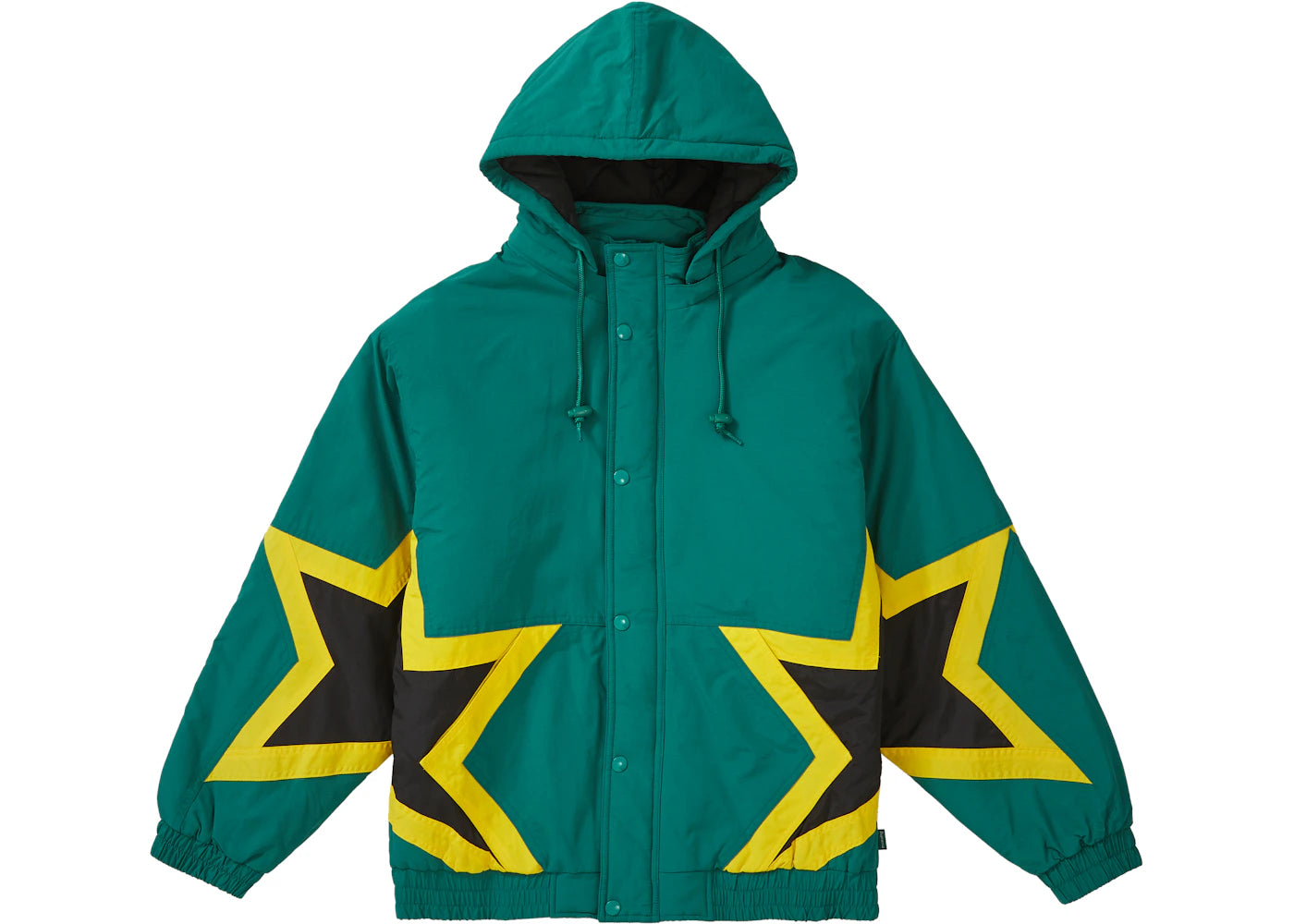 Supreme Stars Puffy Jacket Dark Green