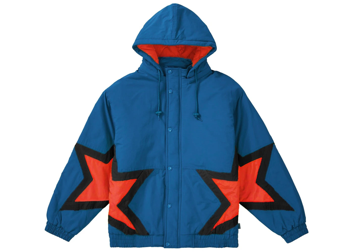 Supreme Stars Puffy Jacket Royal