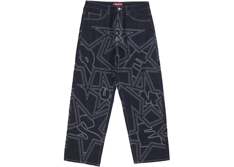 Supreme-Stars-Topstitch-Baggy- Supreme-Stars-Topstitch-Baggy-